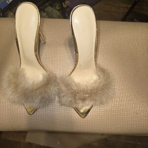High heels with Frint Furry